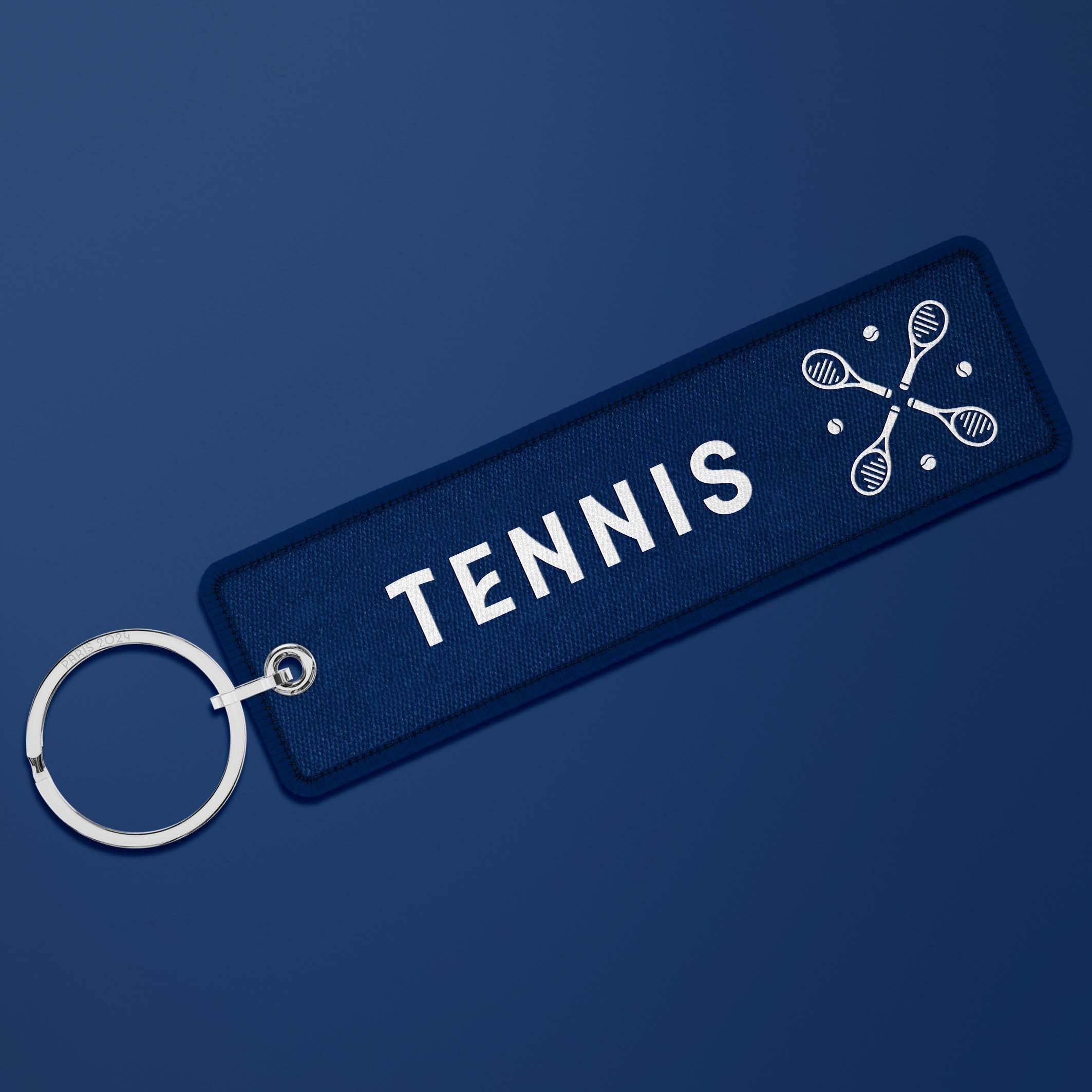 Porte-clés flamme Paris 2024 French blue - Tennis